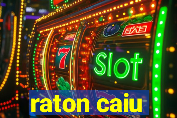 raton caiu